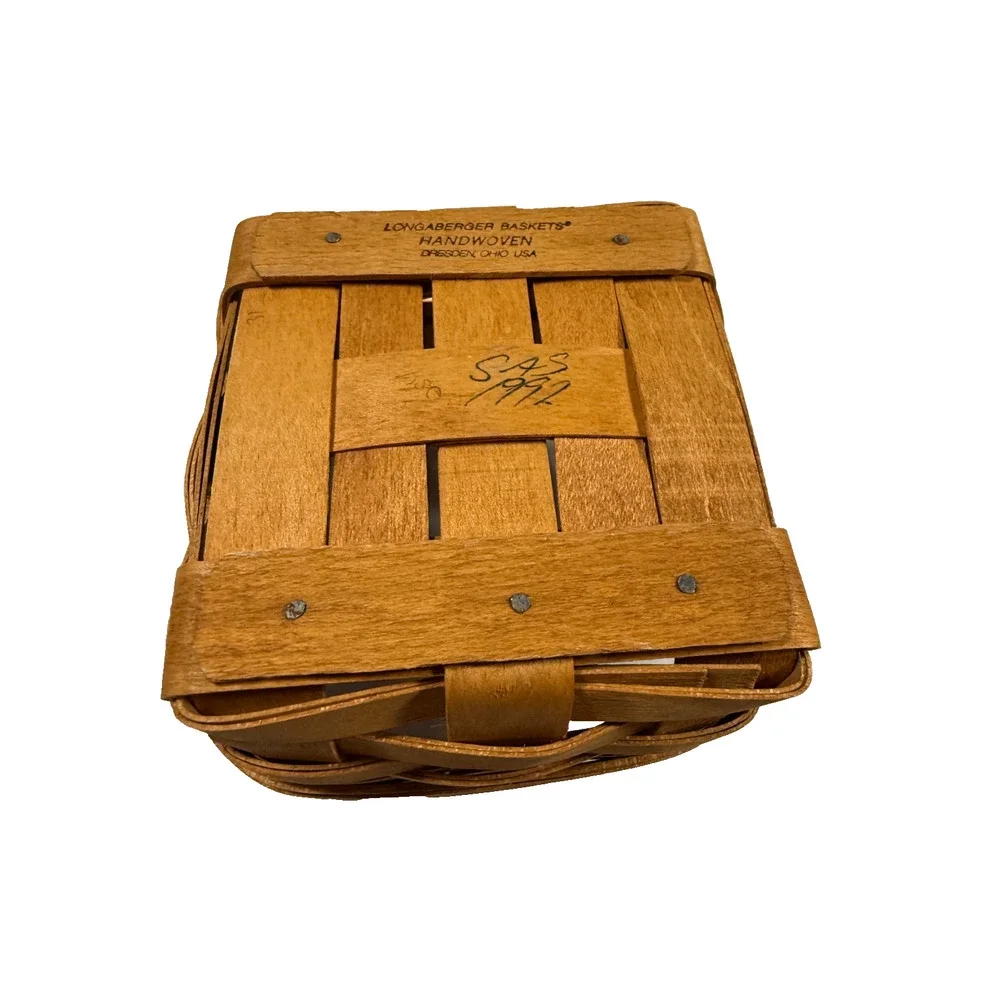 1992 Longaberger Sweet Basil Booking/Promo Basket 5